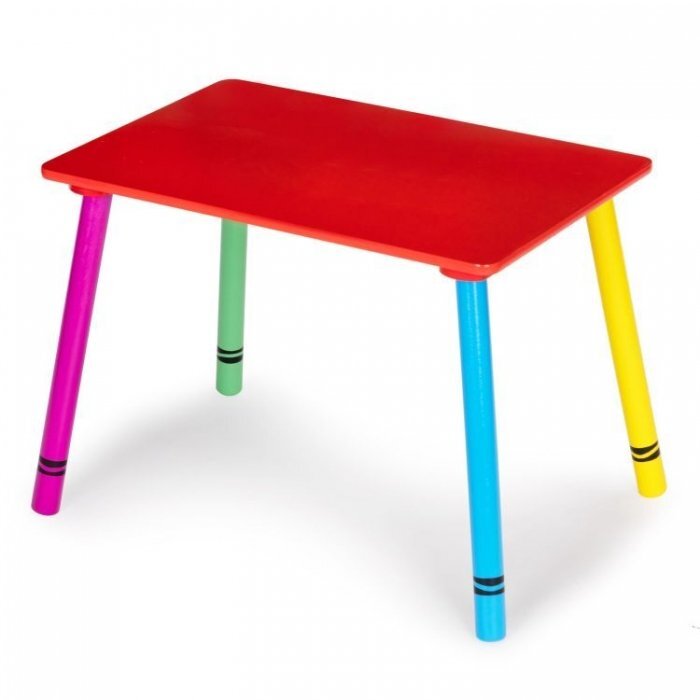 Ecotoys Set de masa cu doua scaune pentru copii ZKB-10
