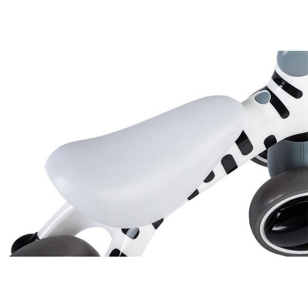 Ecotoys Tricicleta copii fara pedale Zebra LB1603 varsta 1-3 ani scaun confortabil si moale roti duble fata functie de blocare a ghidonului sarcina maxima admisa 20 kg