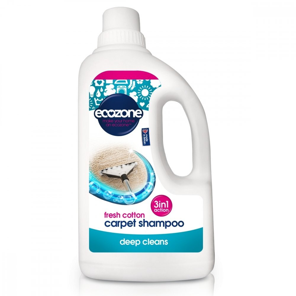Ecozone Sampon pentru covoare 3 in 1 cu bumbac 1 L