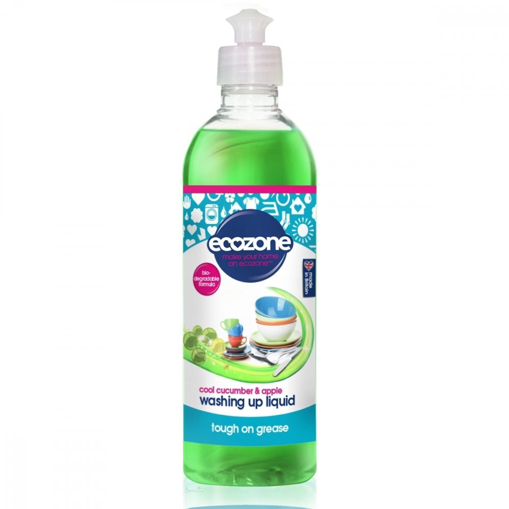Ecozone Solutie concentrata pentru spalat vase cu castravete si mar 500 ml