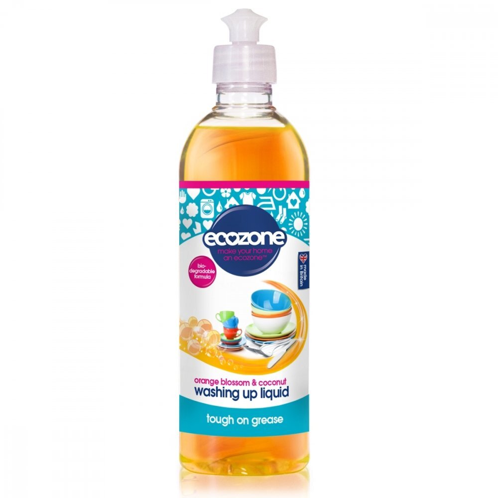 Ecozone Solutie concentrata pentru spalat vase cu floare de portocal si nuca de cocos 500 ml