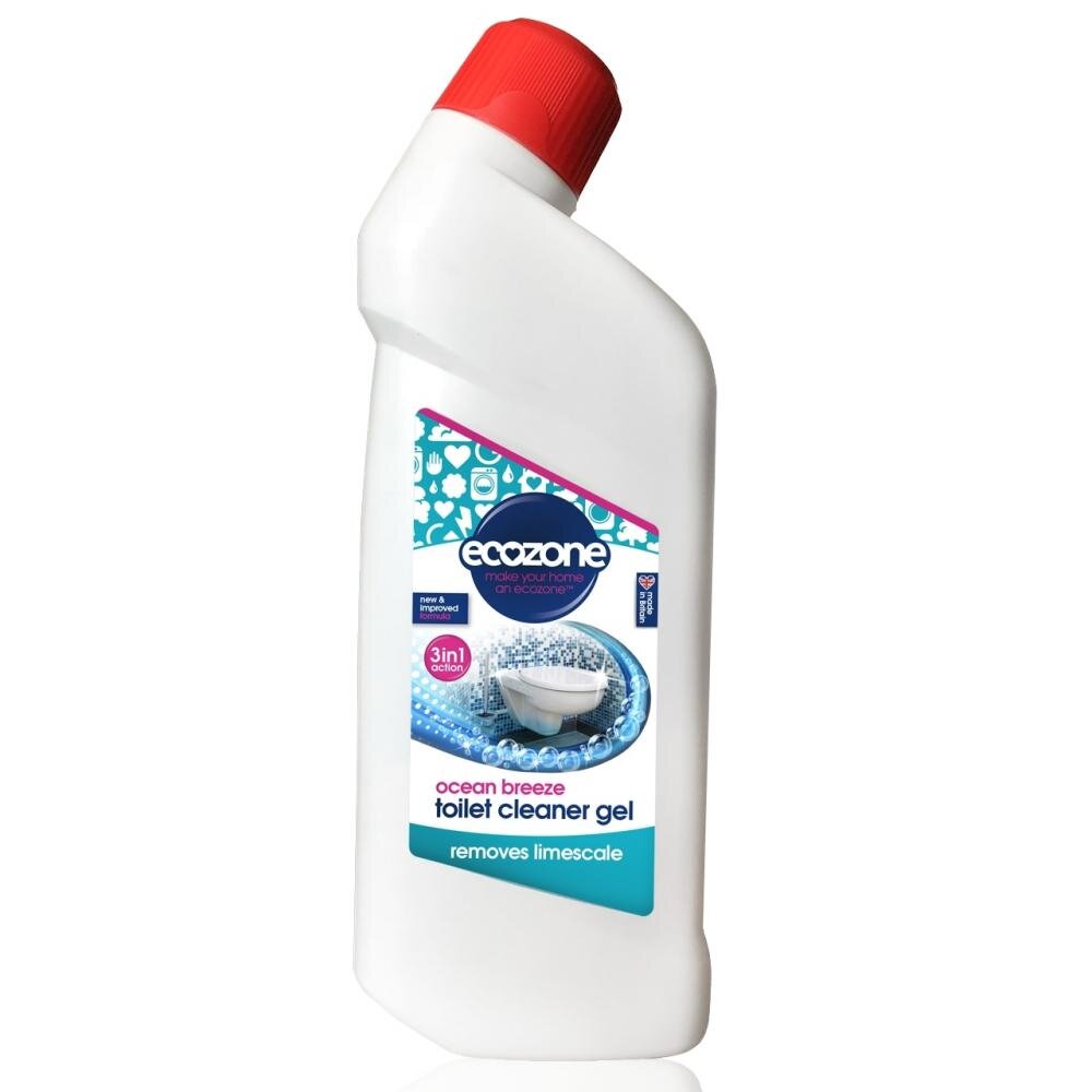 Ecozone Solutie gel 3 in 1 pentru curatat toaleta Ocean Breeze 750 ml
