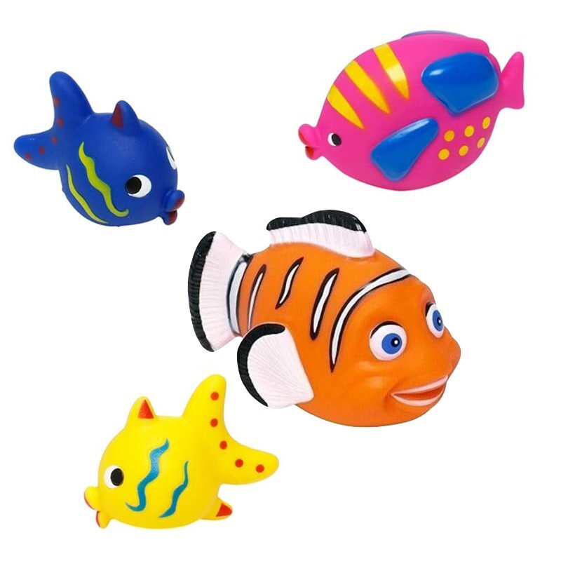Eddy Toys Jucarie de baie Pestisori Portocaliu