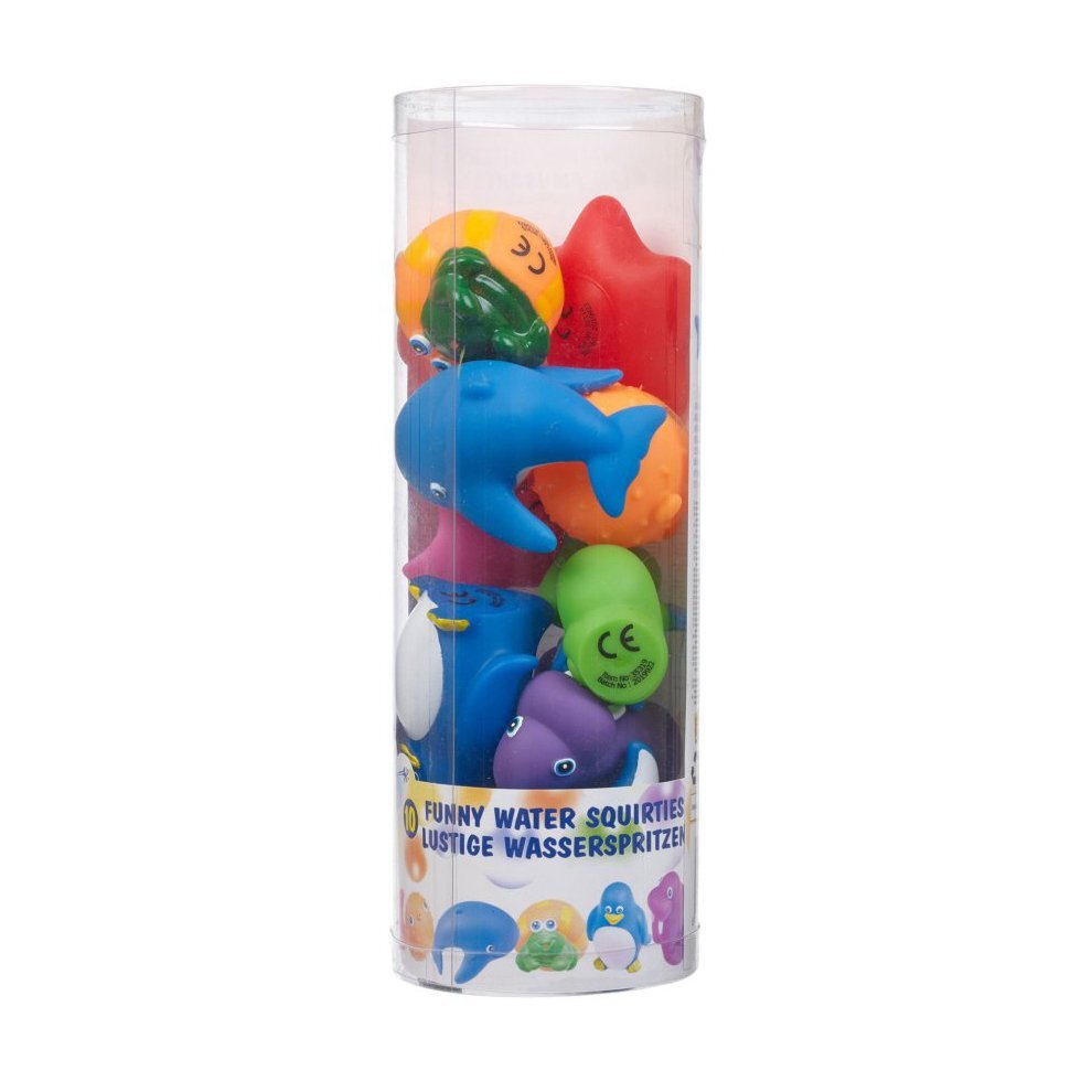 Eddy Toys Set 10 jucarii de baie animale marine