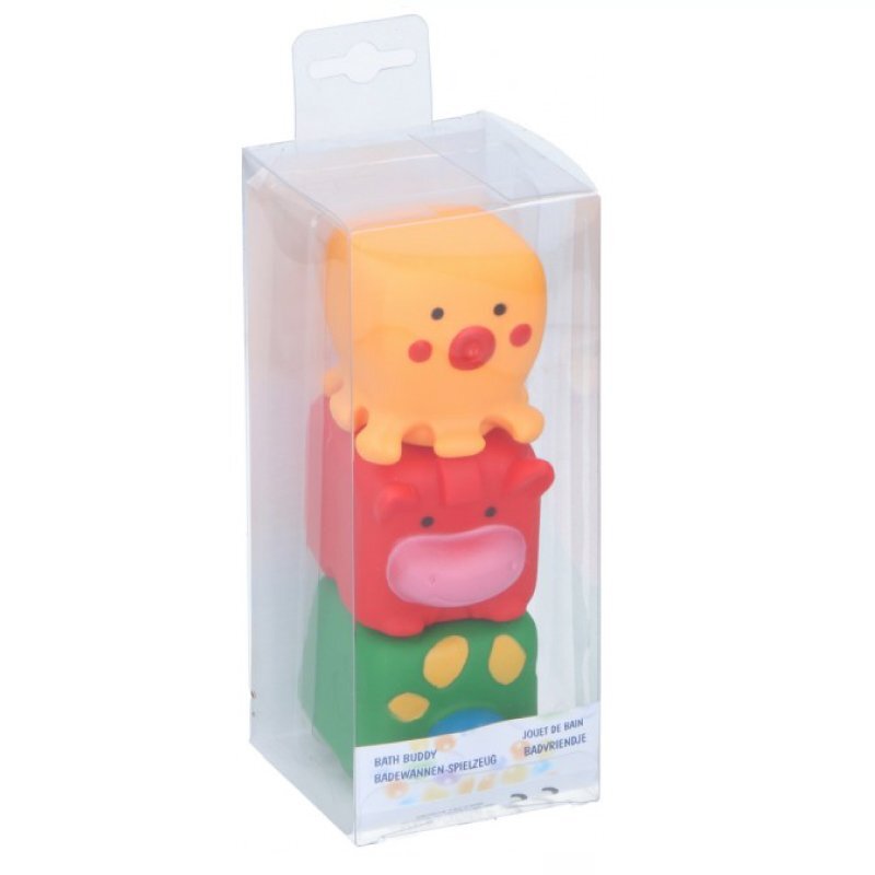 Eddy Toys Set 3 jucarii de baie caracatita vaca testoasa