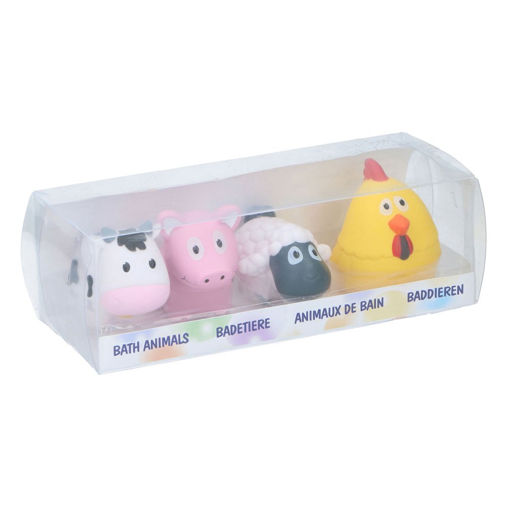 Eddy Toys Set 4 jucarii de baie animale ferma
