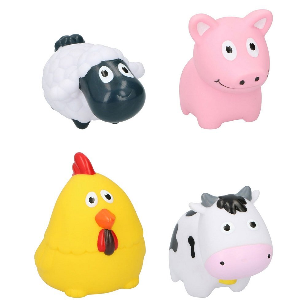 Eddy Toys Set 4 jucarii de baie animale ferma