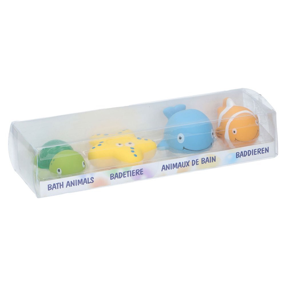 Eddy Toys Set 4 jucarii de baie animale marine