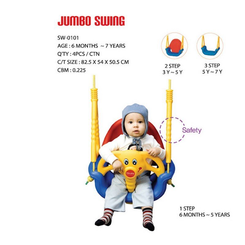 Edu Play Leagan Jumbo 3 in 1 Albastru