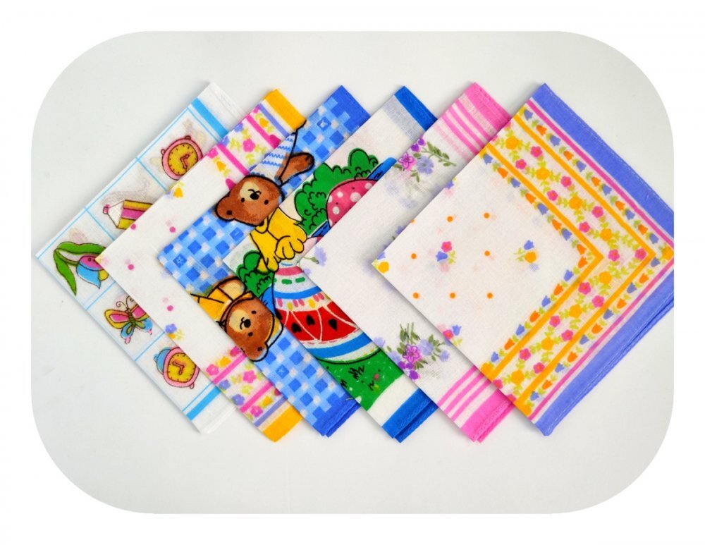 EgaKids Batistuta reutilizabila din bumbac pentru copii 25 x 25 cm Multicolor