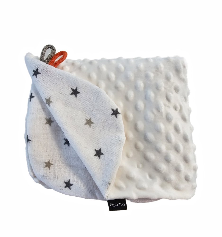 EgaKids Paturica Minky pentru copii 75x75 cm K-644 Stars