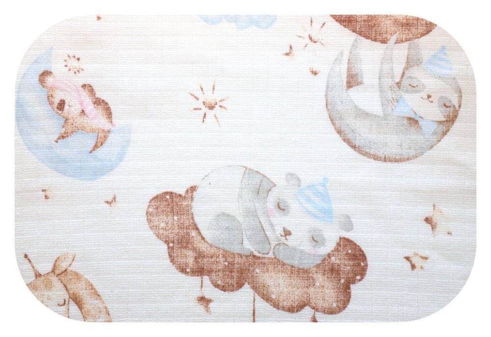 EgaKids Scutec din muselina pentru copii Ega Kids dimensiune 70 x 80 cm Tetra model Sleeping Animals