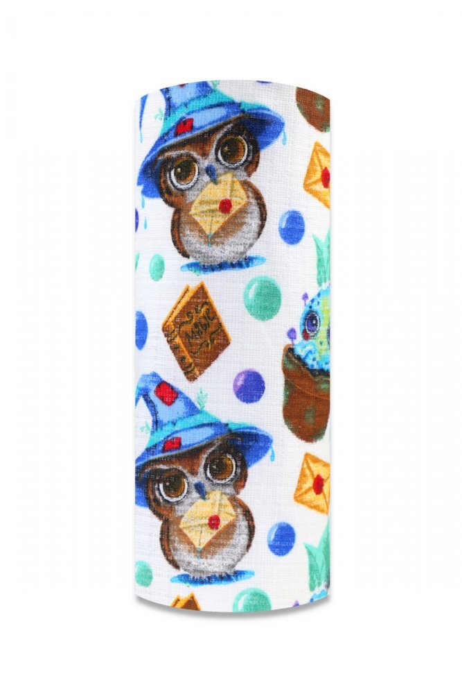 EgaKids Scutec din muselina tetra 70x80 cm model Cute Owl