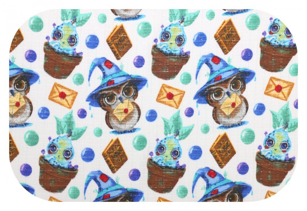 EgaKids Scutec din muselina tetra 70x80 cm model Cute Owl
