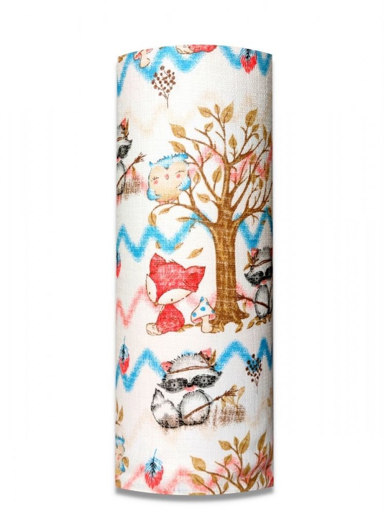EgaKids Scutec din muselina tetra 70x80 cm model Forest Animals
