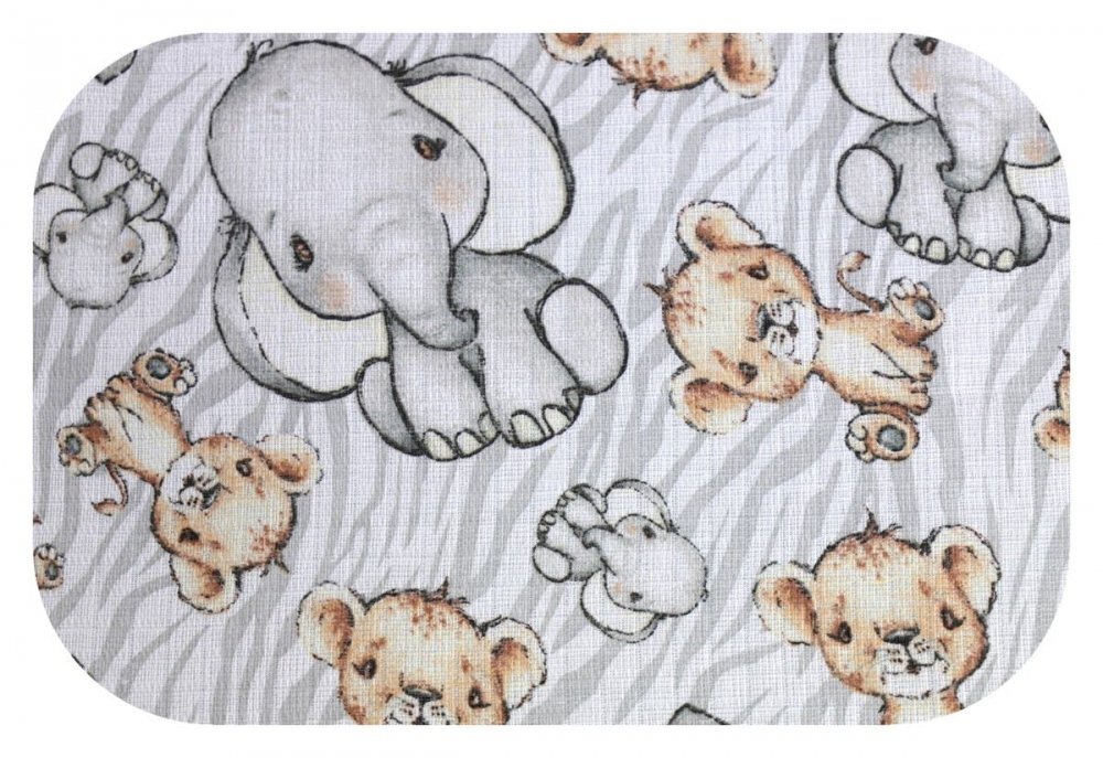 EgaKids Scutec din muselina tetra 70x80 cm model Safari Grey