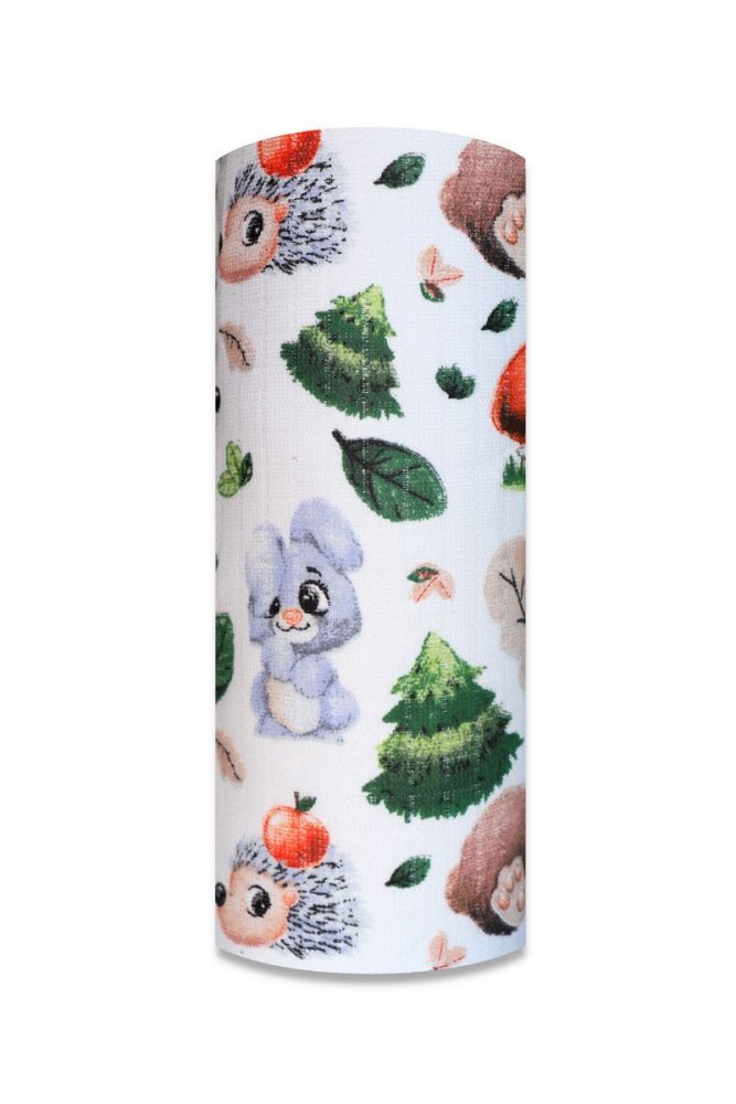 EgaKids Scutec din muselina tetra 70x80 cm model Smiling Animals
