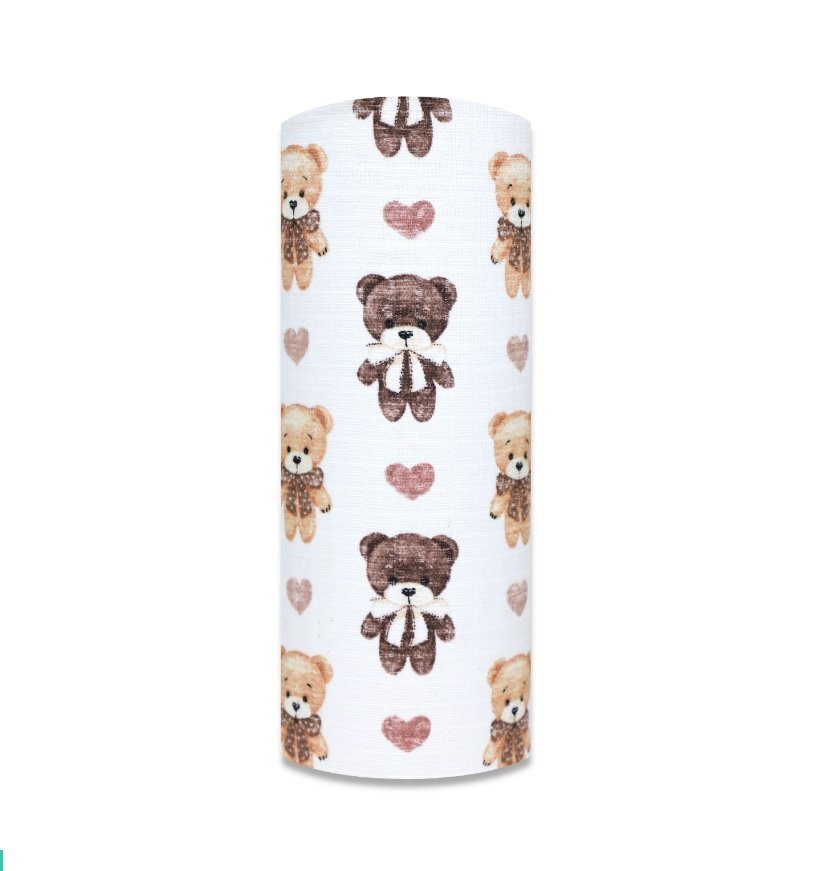 EgaKids Scutec din muselina tetra 70x80 cm model Teddy Bears