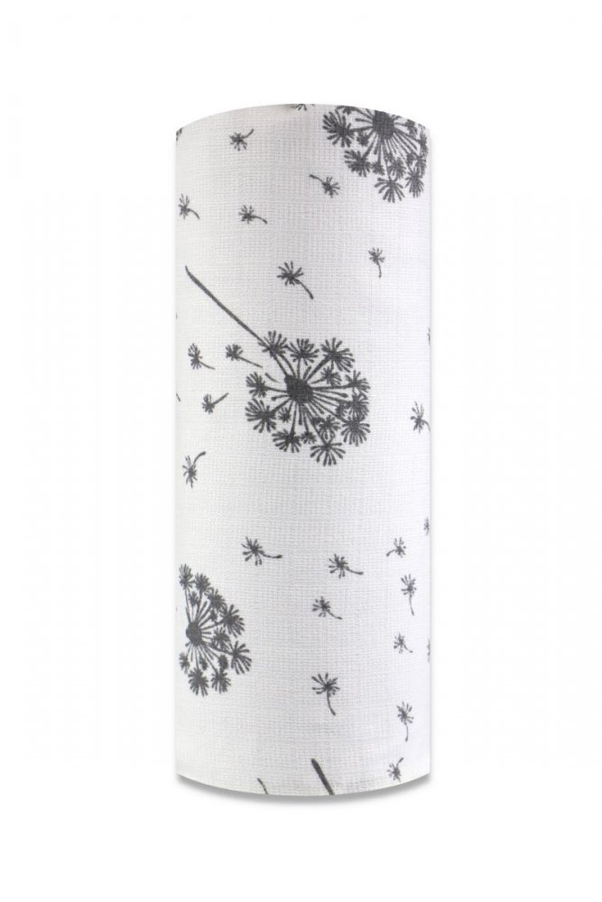 EgaKids Scutec pentru bebelusi reutilizabil din muselina tetra bsorbtie excelenta dimensiune 70 x 80 cm model Dandelions