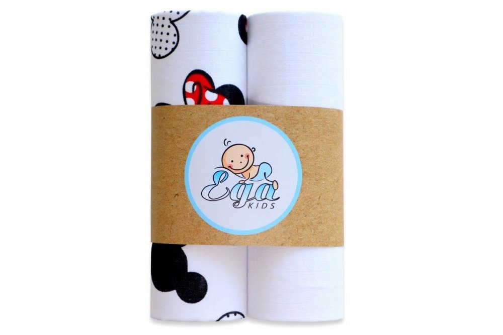 EgaKids Set 2 scutece din bumbac 60x80 cm model Minnie Mouse