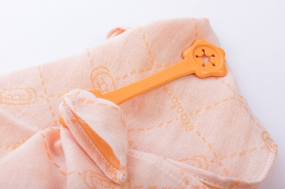 Ekoala Set Swaddle si suport de prindere baveta orange