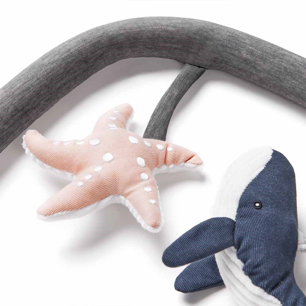 Ergobaby Bara de activitati Ocean Wonders pentru balansoar 3 in 1 Evolve Charcoal Grey
