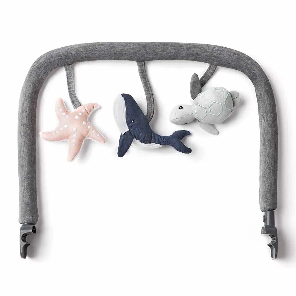 Ergobaby Bara de activitati Ocean Wonders pentru balansoar 3 in 1 Evolve Charcoal Grey