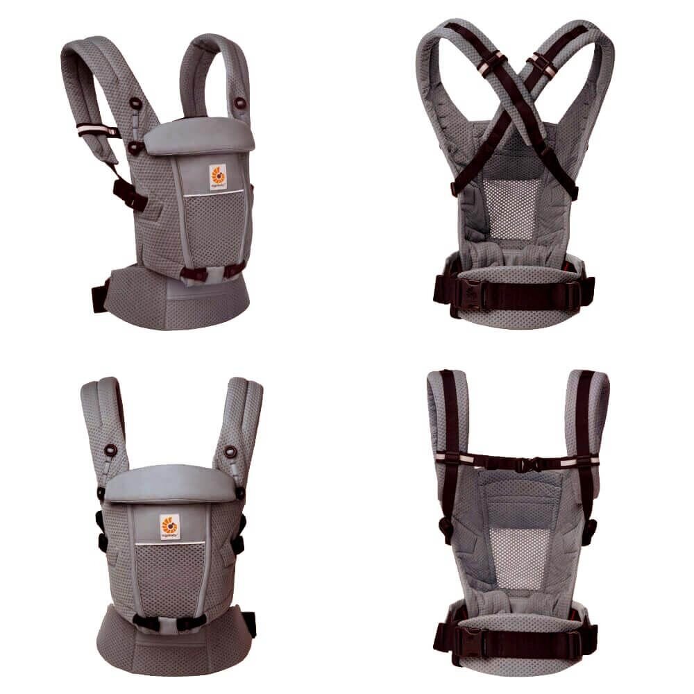 Ergobaby Marsupiu Adapt Soft Flex Mesh Graphite Grey