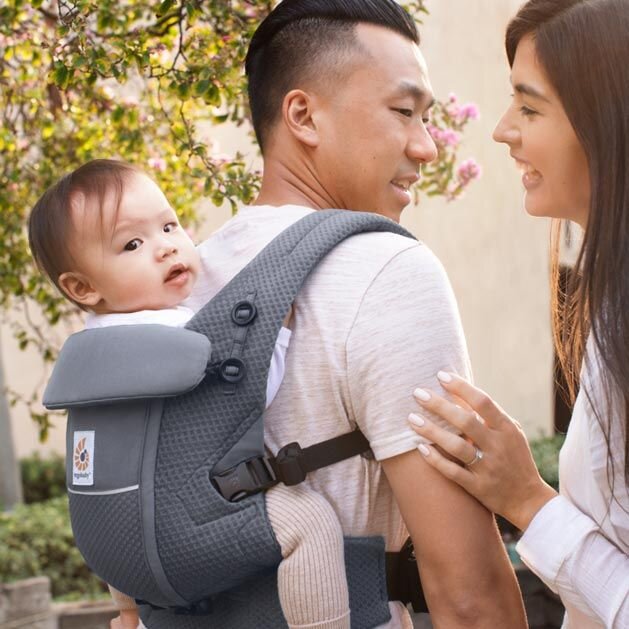 Ergobaby Marsupiu Adapt Soft Flex Mesh Graphite Grey