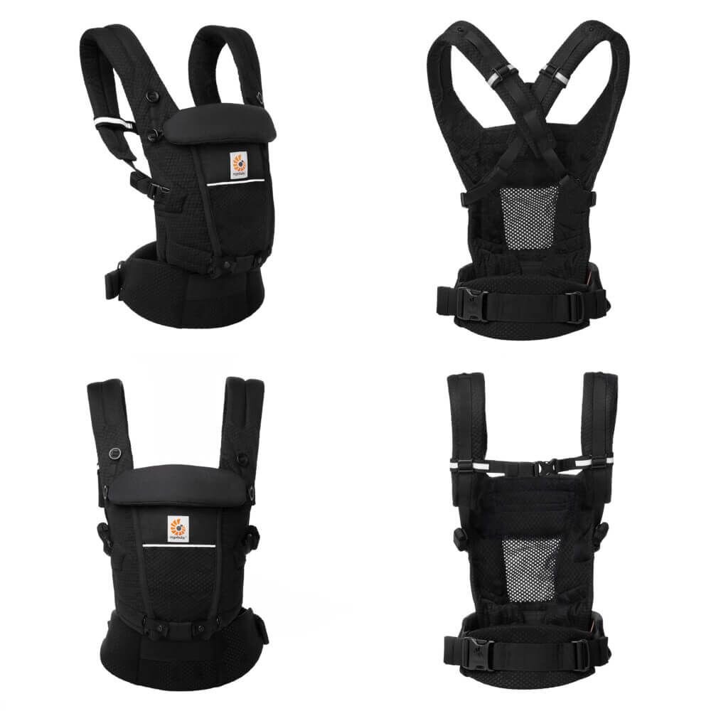 Ergobaby Marsupiu Adapt Soft Flex Mesh Onyx Black