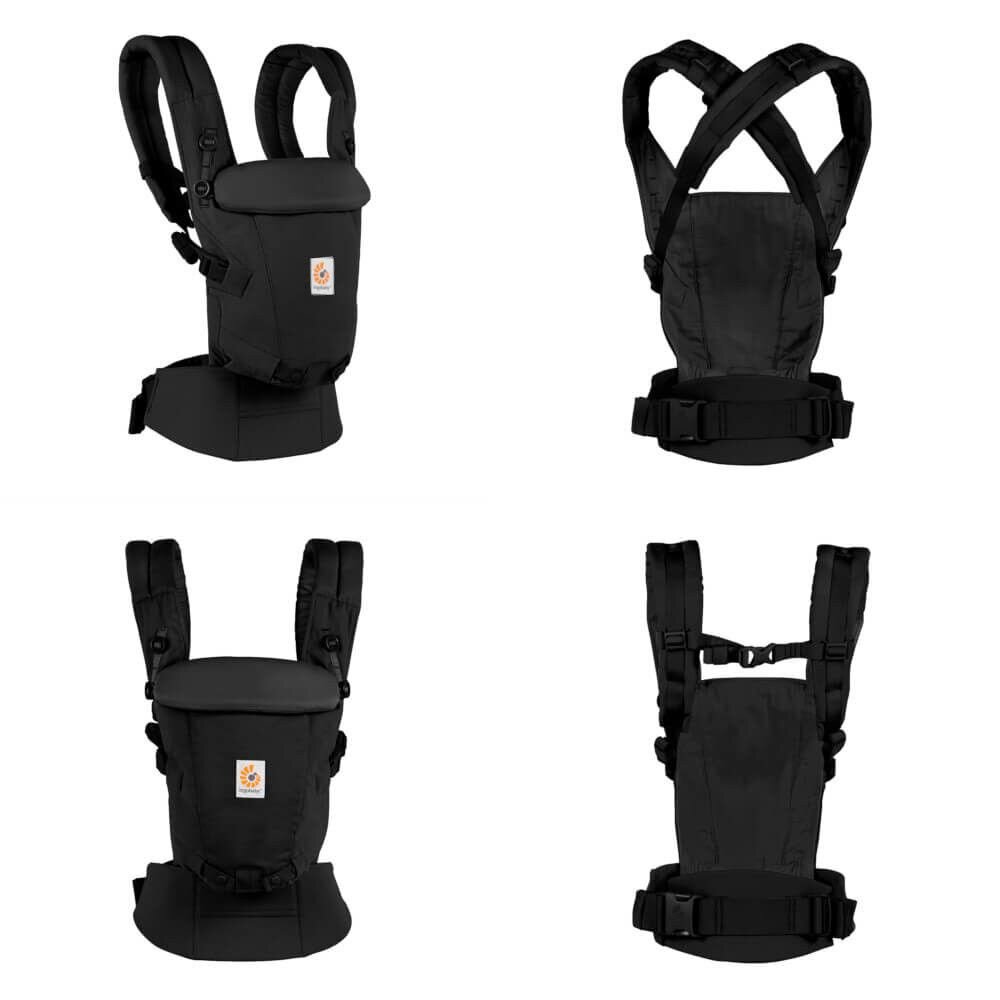 Ergobaby Marsupiu Adapt Soft Touch Cotton Onix Black