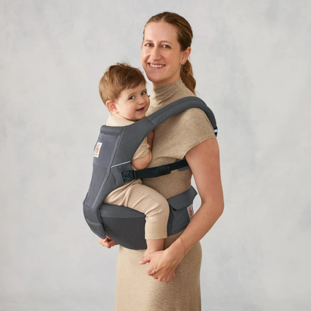 Ergobaby Marsupiu Alta Hip 4 luni-4 ani Graphite Grey 5.5-20.4 kg