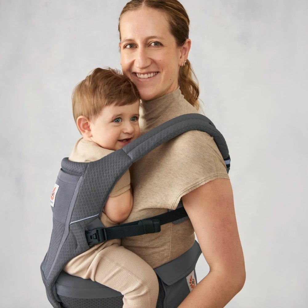 Ergobaby Marsupiu Alta Hip 4 luni-4 ani Graphite Grey 5.5-20.4 kg