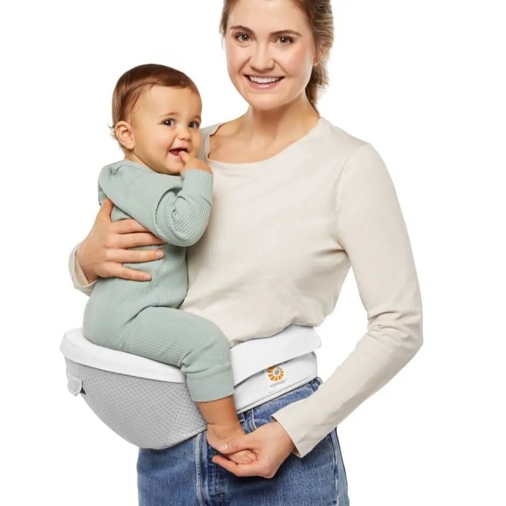 Ergobaby Marsupiu Alta Hip 4 luni-4 ani Pearl Grey 5.5-20.4 kg