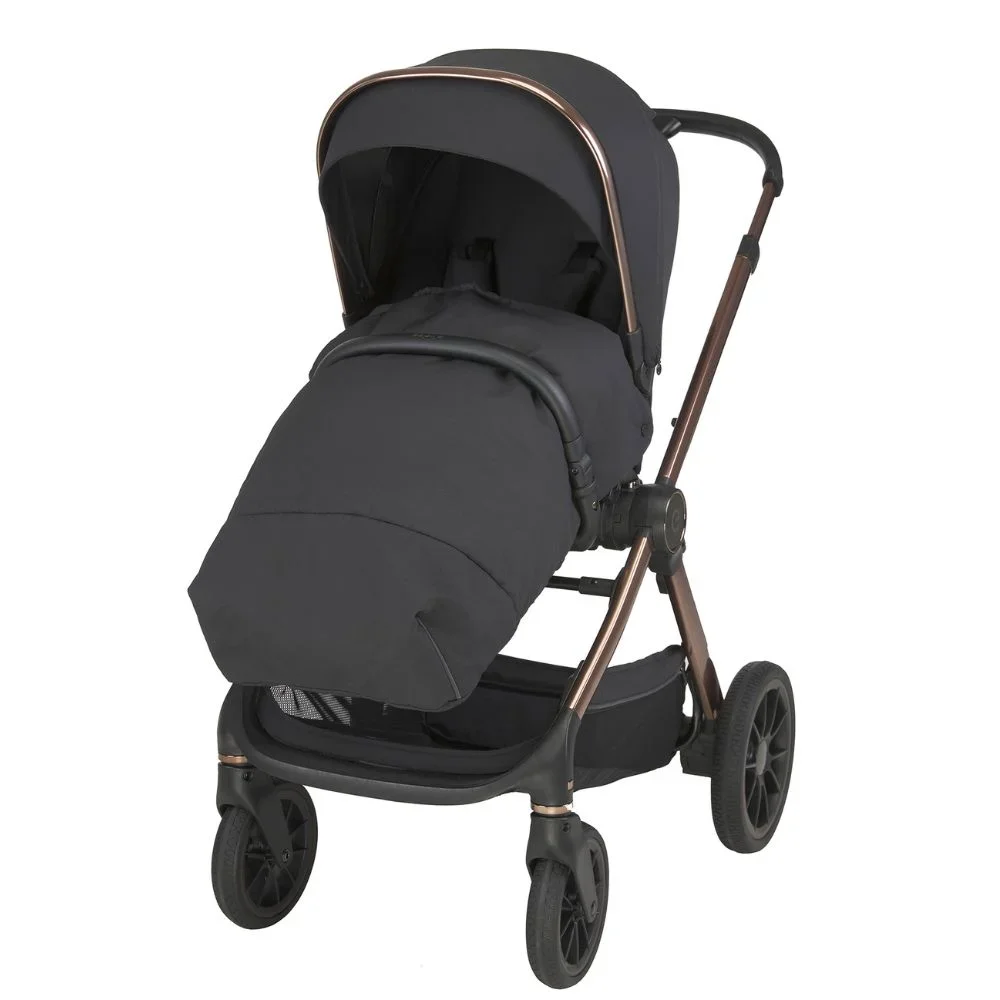 Espiro Carucior 2 in 1 pentru copii Code Bej 0-22 kg landou pliabil complet plat si carucior sport cu pliere automata