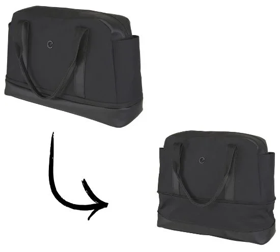 Espiro Carucior 2 in 1 pentru copii Code Elegant Navy 0-22 kg landou pliabil complet plat si carucior sport cu pliere automata