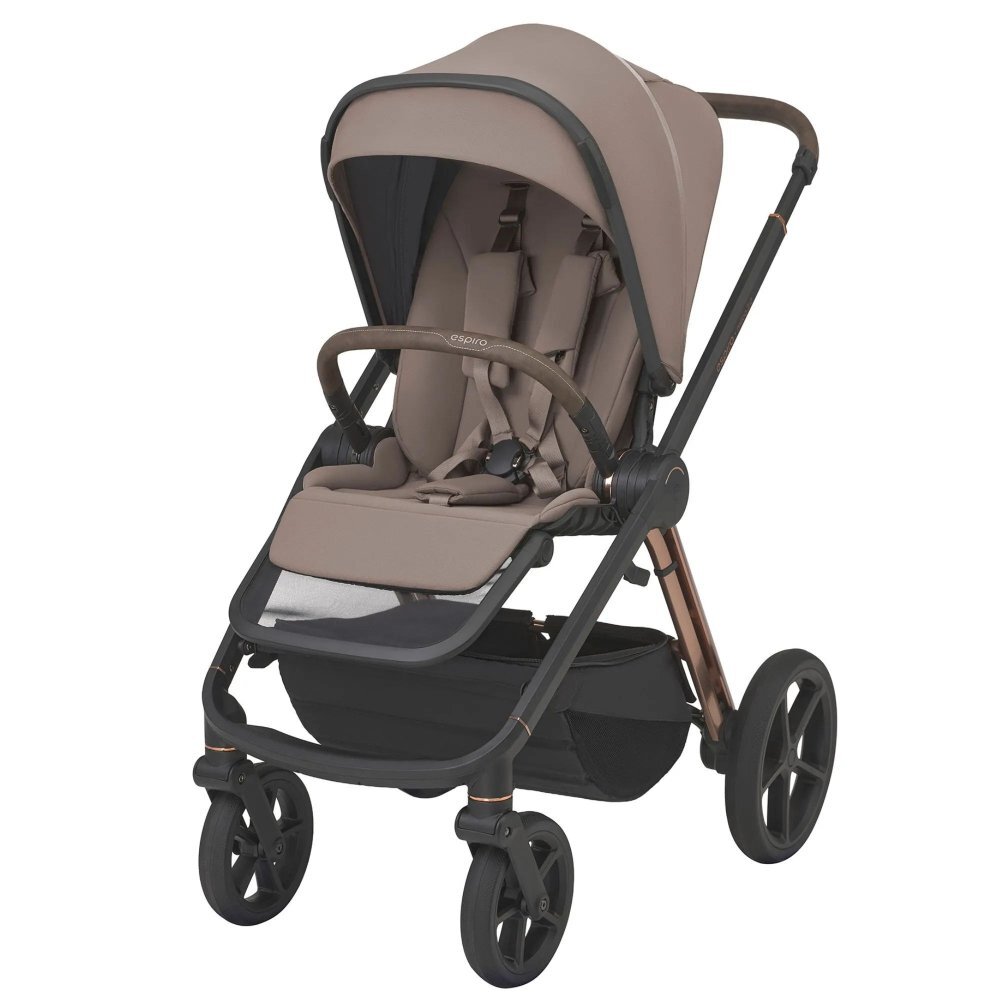 Espiro Carucior 2 in 1 pentru copii Miloo 2.0 Tasty cappuccino 0-22 kg cu toate accesoriile incluse