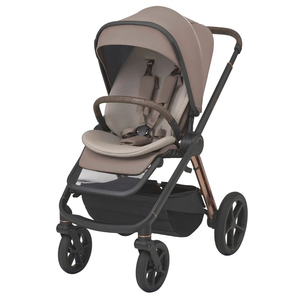 Espiro Carucior 2 in 1 pentru copii Miloo 2.0 Tasty cappuccino 0-22 kg cu toate accesoriile incluse