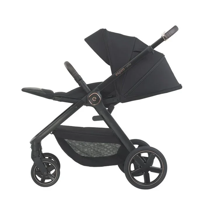 Espiro Carucior 2 in 1 pentru copii Only Gri 0-22 kg premium reversibil maner telescopic accesorii incluse