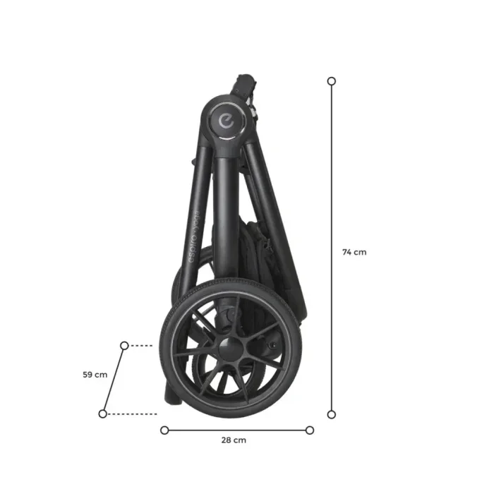 Espiro Carucior 2 in 1 pentru copii Yoga Essence of chocolate 0-22 kg premium toate accesoriile incluse