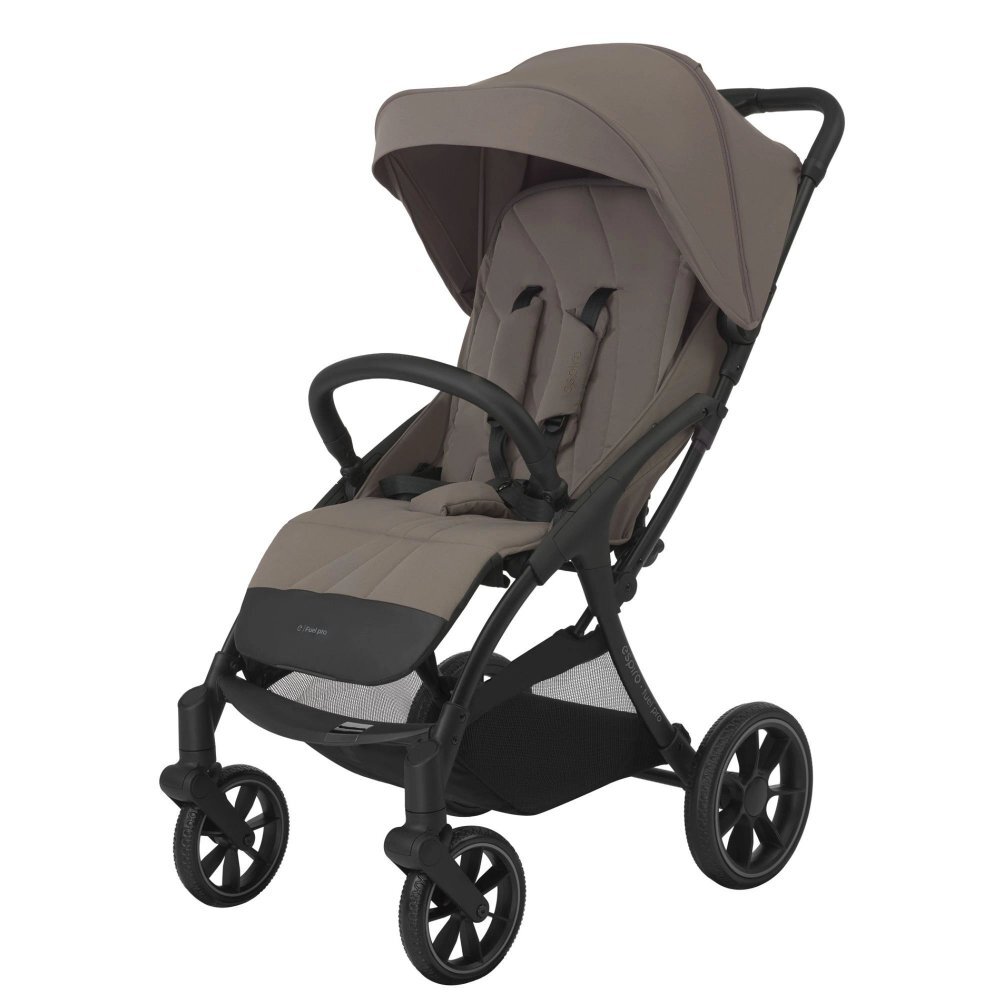 Espiro Carucior pentru copii Fuel Pro Energy taupe 0-22 kg pliabil cu suspensii spatar reglabil suport pentru pahar si husa pentru picioare