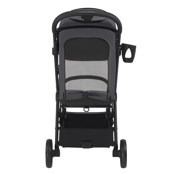 Espiro Carucior pentru copii Just Negru 0-22 kg compact sistem de pliere automata cu o singura mana accesorii incluse