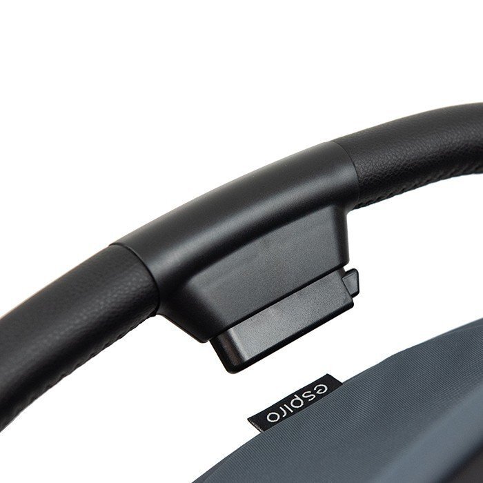 Espiro Carucior pentru copii Just Negru 0-22 kg compact sistem de pliere automata cu o singura mana accesorii incluse