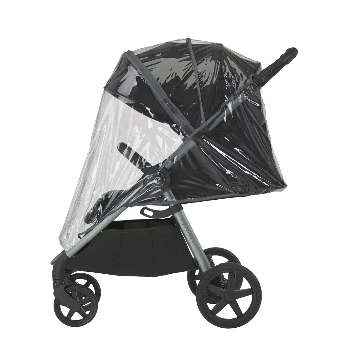 Espiro Carucior pentru copii Wave Gri 0-22 kg compact si usor cu pliere rapida suspensie maner reglabil accesorii incluse