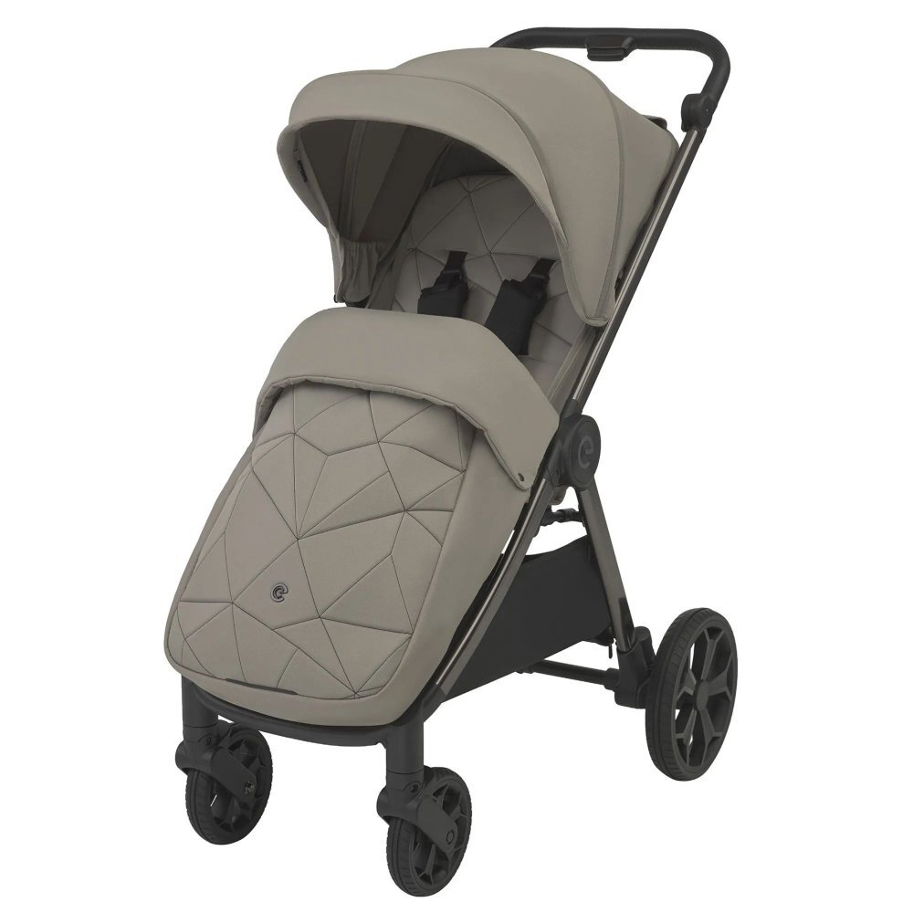 Espiro Carucior pentru copii Wind Arctic gray 0-22 kg cu suspensii pliere automata si husa pentru picioare inclusa