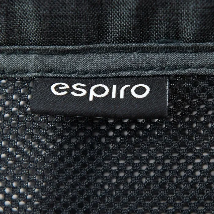 Espiro Patut pentru bebelusi Tully Gri Deschis pliabil si portabil cadru solid saltea confortabila inclusa laterale din plasa