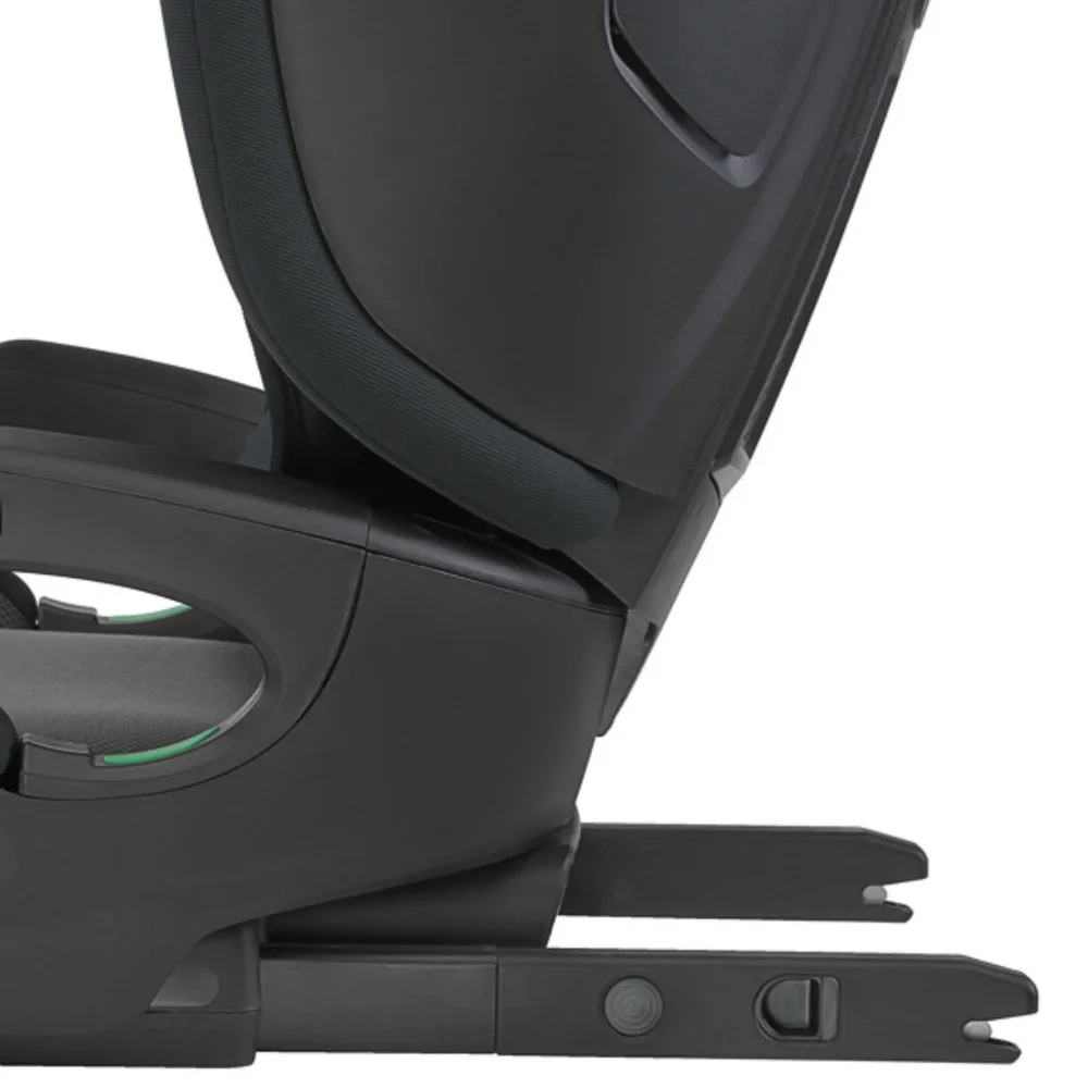 Espiro Scaun auto pentru copii Theta Negru 100x150 cm ajustabil sistem de prindere Isofix