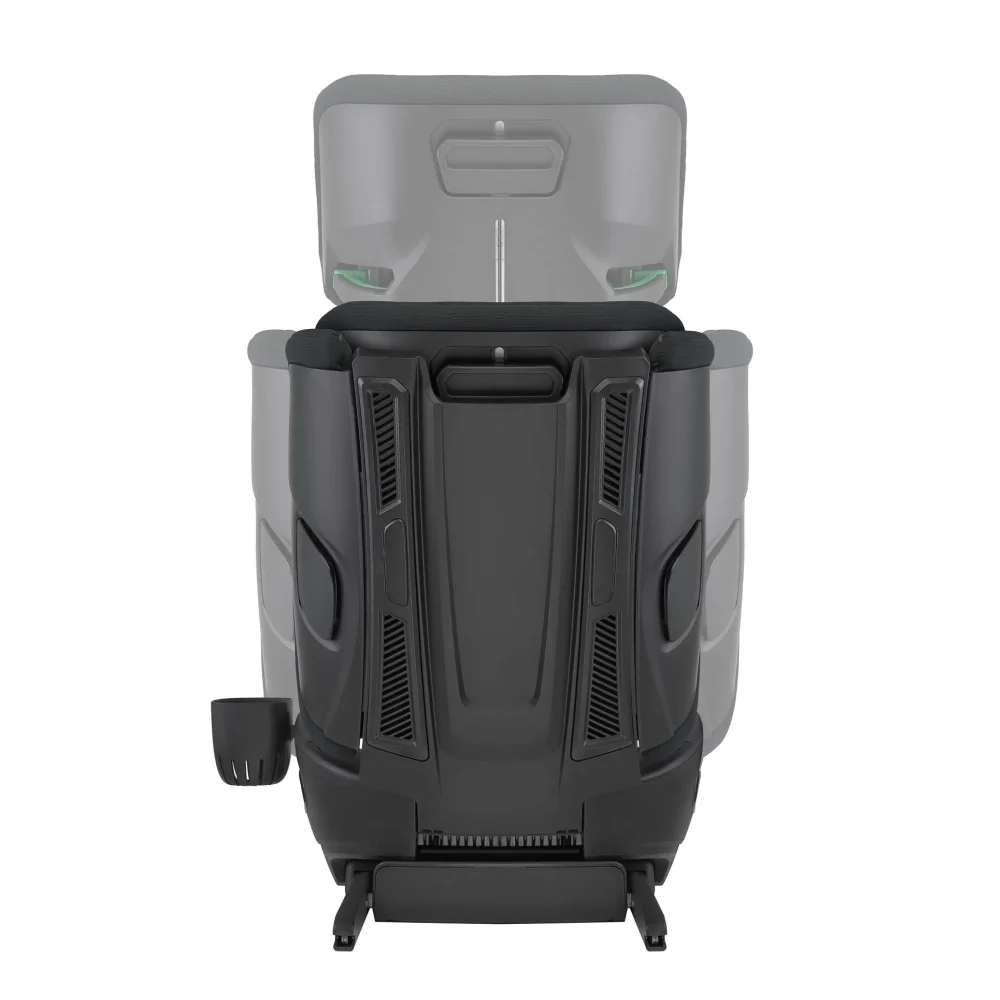 Espiro Scaun auto pentru copii Theta Negru 100x150 cm ajustabil sistem de prindere Isofix
