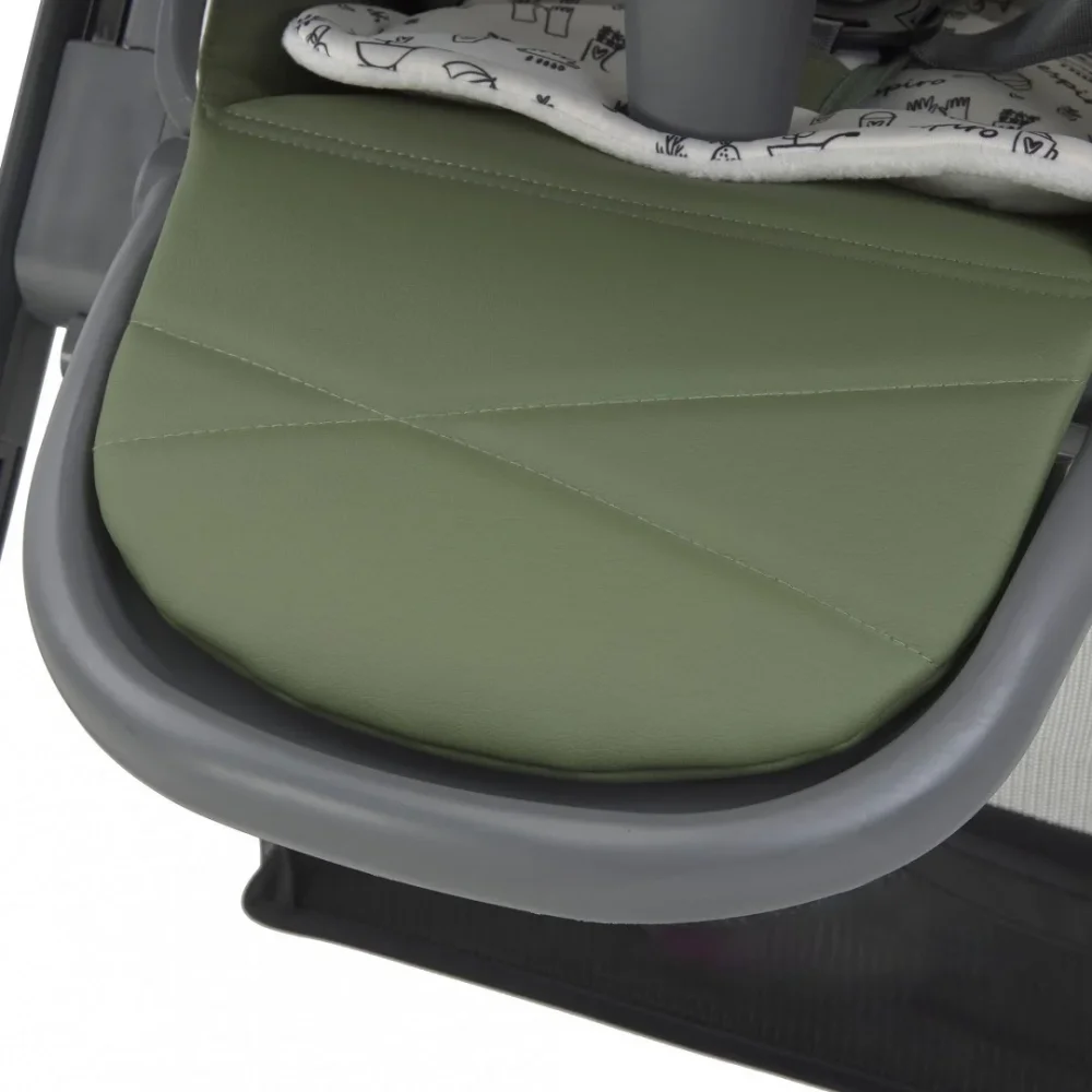 Espiro Scaun de masa pentru copii Penne Bej compact si confortabil tavita detasabila spatar reglabil pe 3 pozitii si inaltimea pe 5 pozitii