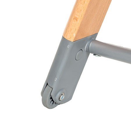 Espiro Scaun de masa pentru copii Sense gri 4 in 1 multifunctional cu suport pentru picioare reglabil pe 3 niveluri si tavita detasabila